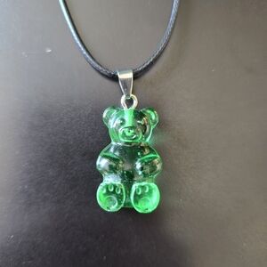 Green Island City Bear Pendant Necklace